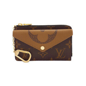 Louis Vuitton Monogram Porte Carte Recto Verso Wallet Key Ring